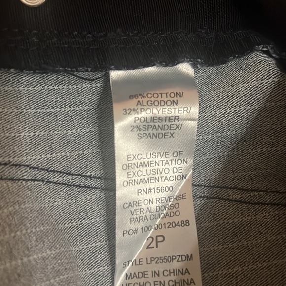 Wit & Wisdom Skyrise Indigo Artisanal Pin stripe Jean - Picture 7 of 8